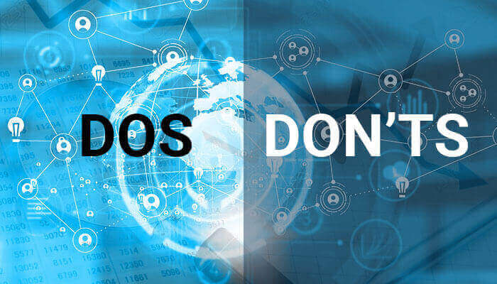 Supply chain Management: Dos & Don'ts